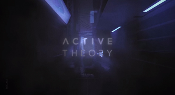 Active Theory Interactive Intro Page